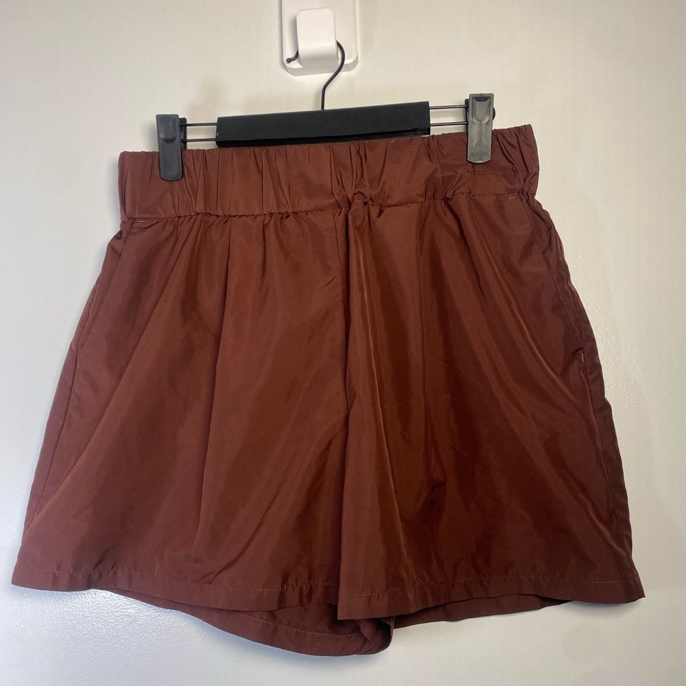 Express High Waist Chocolate Shorts